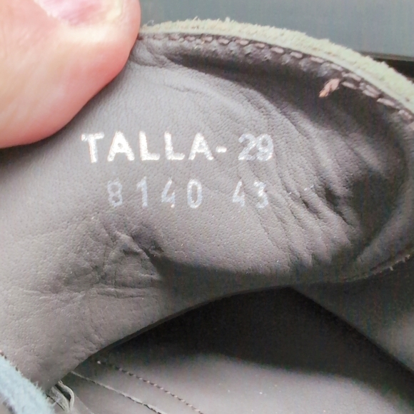 KD KD Men's Suede Lace-Up Beatle Boots Grey Italy Sz 43 - Picture 7 of 9